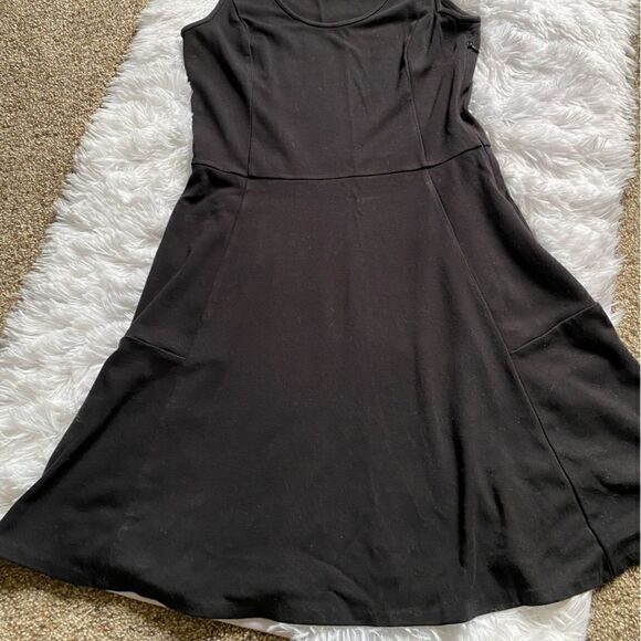 Joie Dress Sleeveless Black Flowy Stretchy Skater Rayon Spandex Women’s Sz Small - Picture 4 of 9